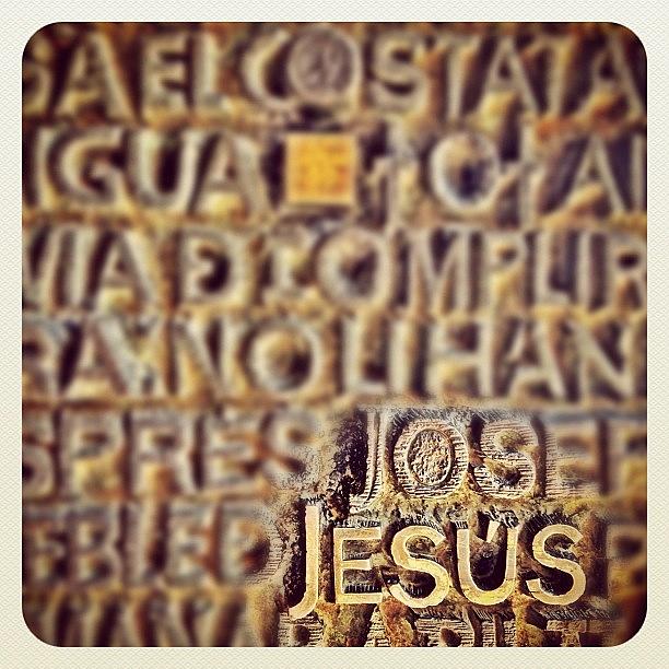 Typography Photograph - Blessed Sunday! Its All About #jesus by Wilson Aw