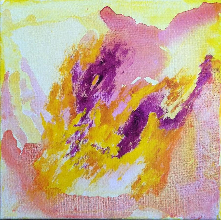 Bliss in Yellow 1 Painting by Bebe Brookman