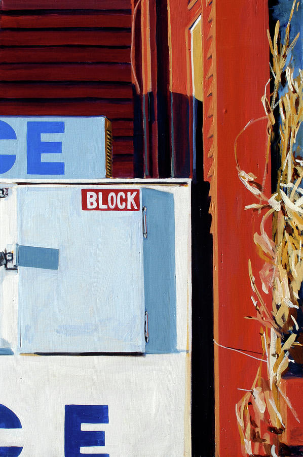 Block Ice Painting by Craig Morris