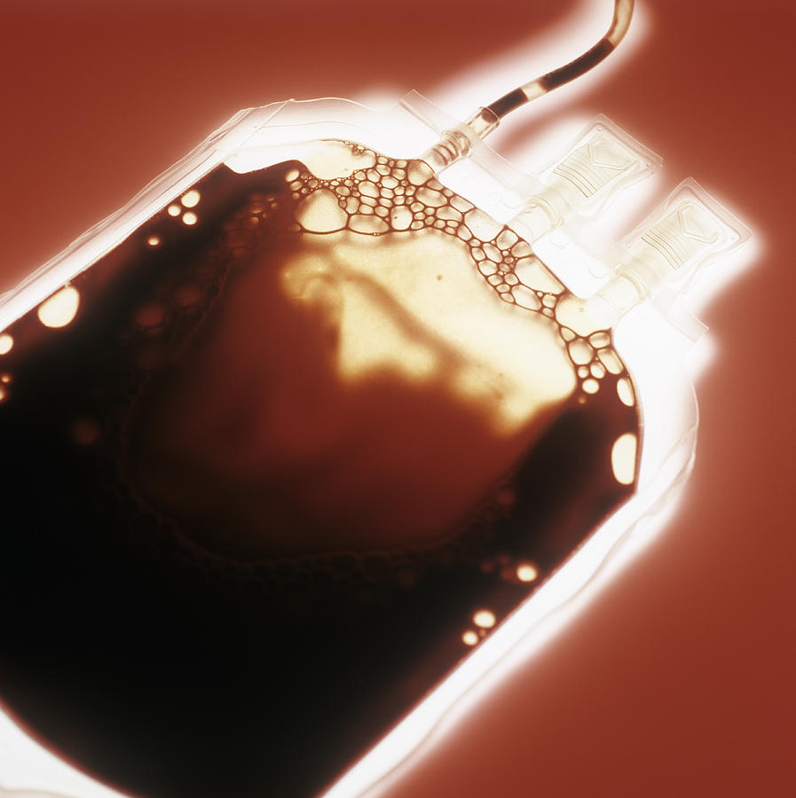 Abstract Photograph - Blood Bag by Cristina Pedrazzini