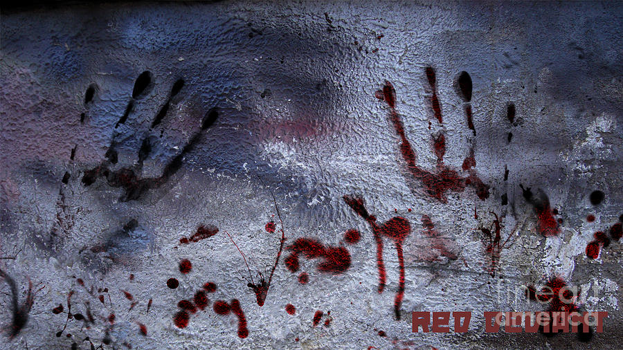 Bloody Hands Digital Art - Bloody hands by Red Deviant