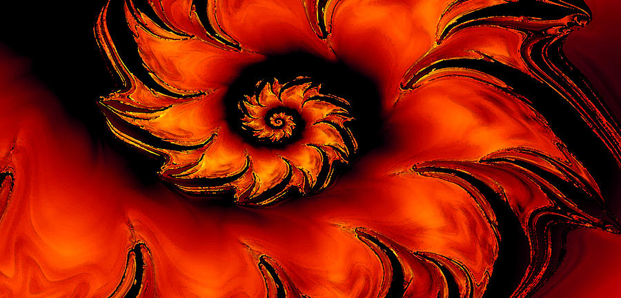 Flamenco Flame II Digital Art by Richard Ortolano