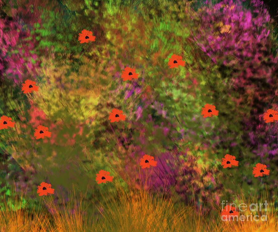 Bloom Where You are Planted Digital Art by Trilby Cole