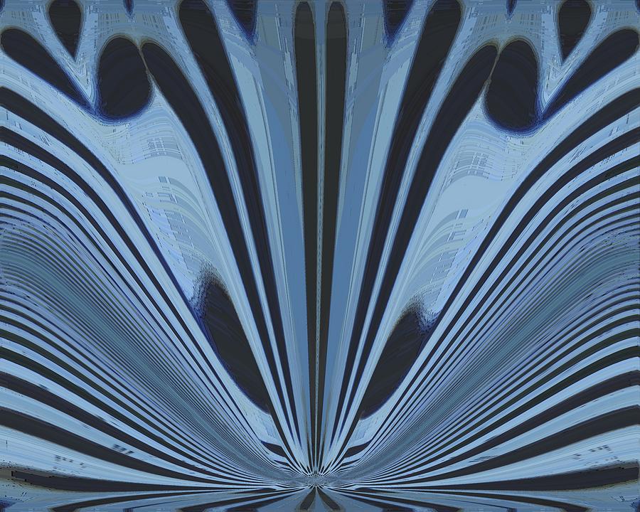Bloomin Blue Digital Art by Tim Allen
