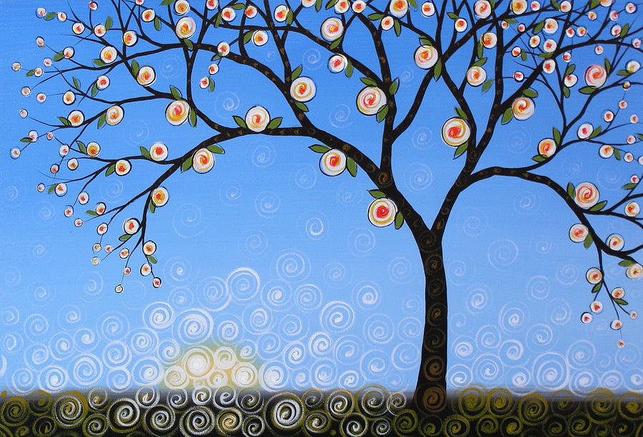 Blossoming Painting by Amy Giacomelli
