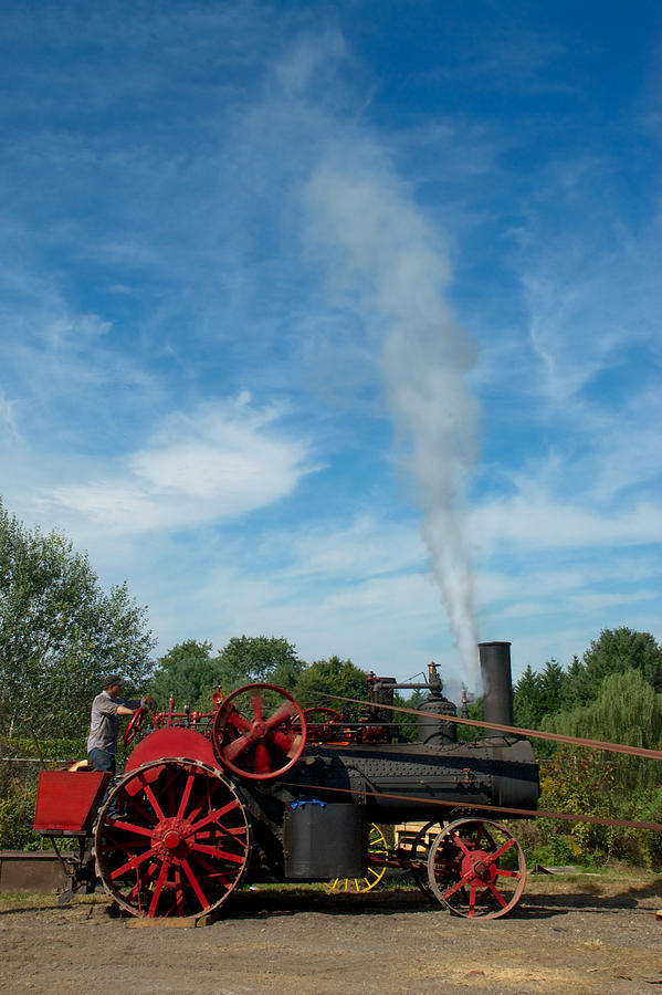 Blowing off a little Steam Photograph by Mark Dodd
