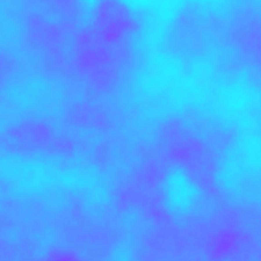 Blue And Purple Clouds Digital Art