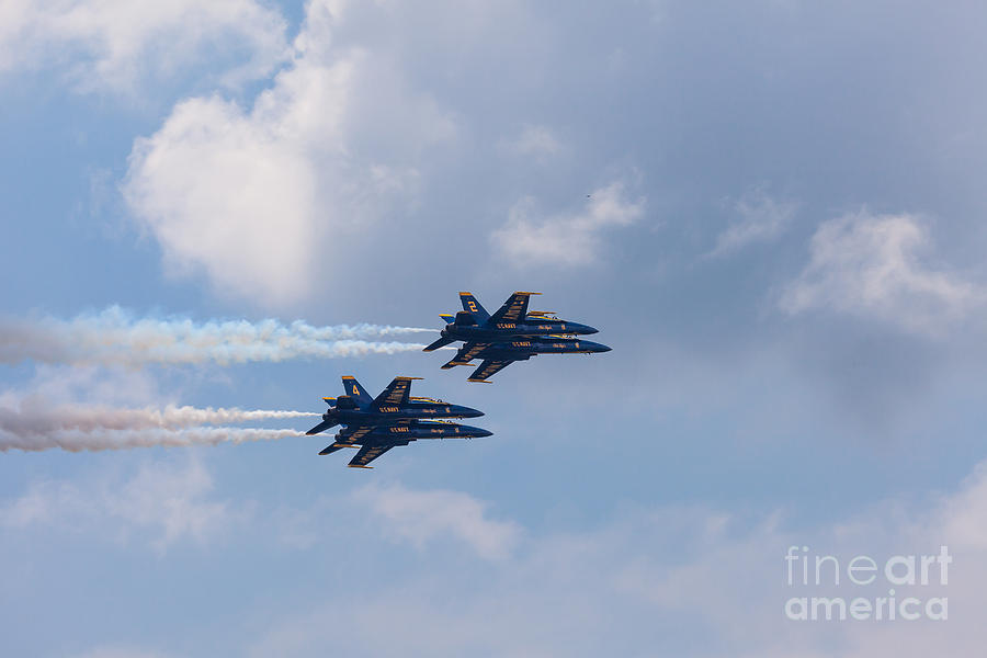 Blue Angel Flyby Photograph by Susan Cole Kelly