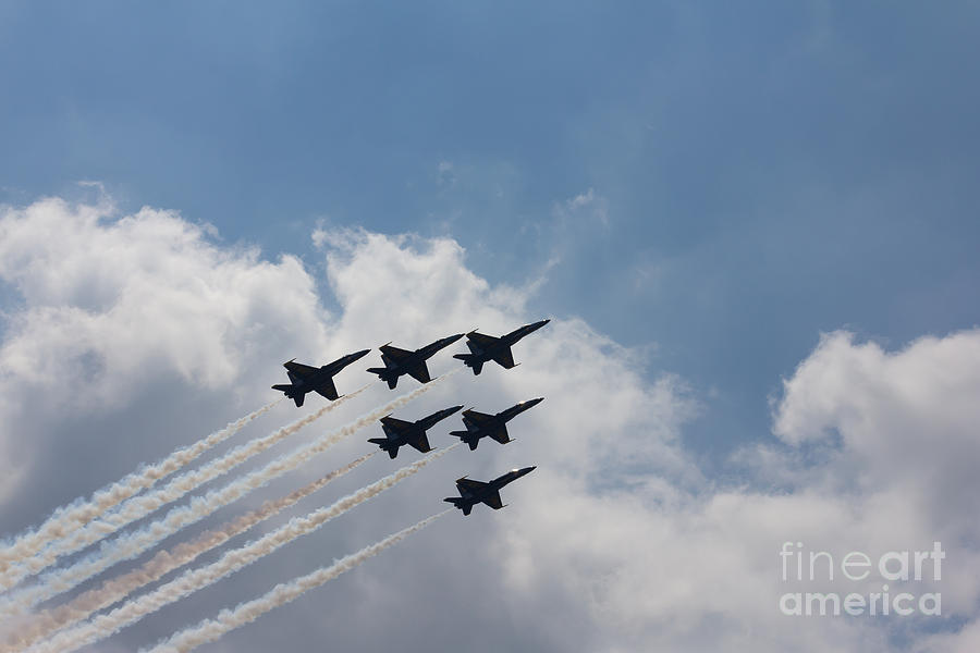 Blue Angel Sky Photograph by Susan Cole Kelly