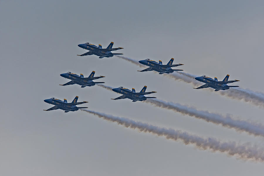 New York City Photograph - Blue Angels by Susan Candelario
