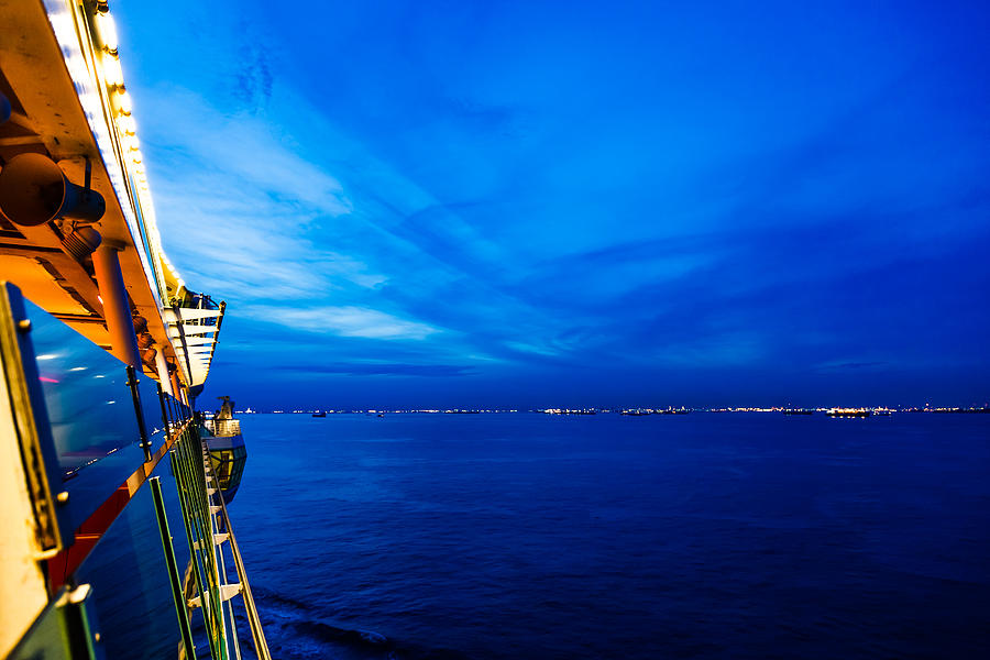 Blue at Sea Photograph by Ray Shiu