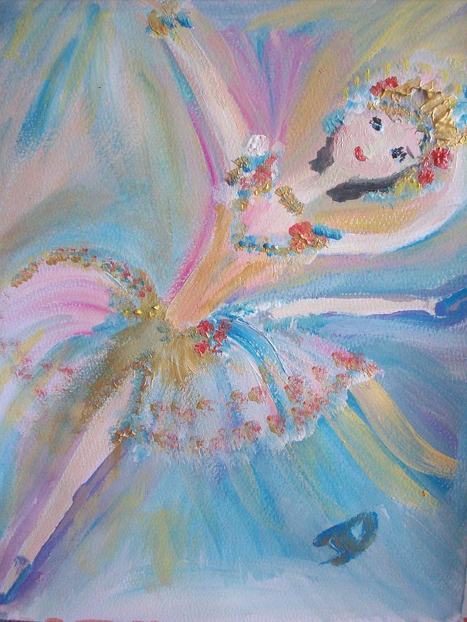 Blue Ballet Painting by Judith Desrosiers