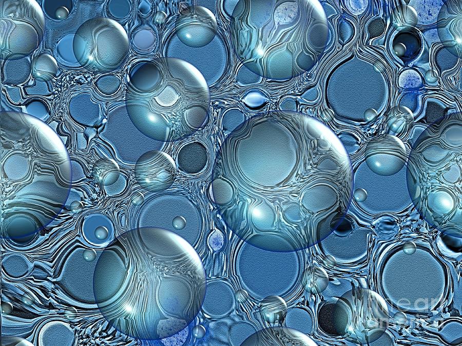 Blue Balls.... Digital Art by Tanya Tanski