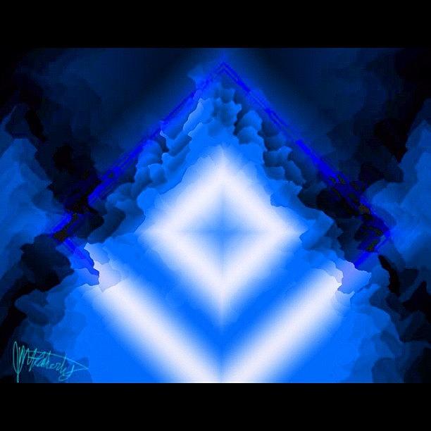 Blue Photograph - #blue #crystal by Creative Passion
