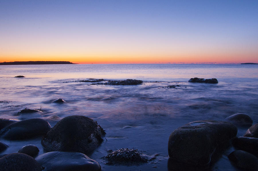 Blue Dawn Acadia National Park Photograph by Glenn Gordon
