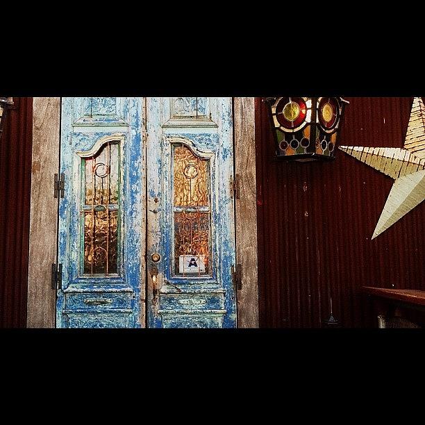 Door Photograph - Blue Door. by Brittany Severn