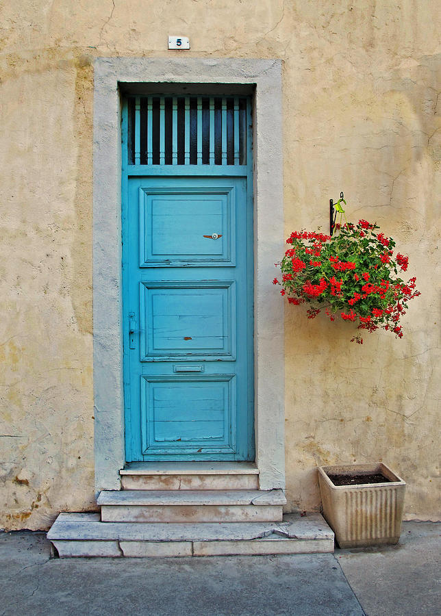 Blue Door in Provence Photograph by Dave Mills