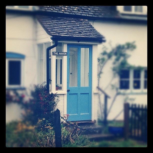 Blue Door In Warnford. the Haven Photograph by Anne Marie