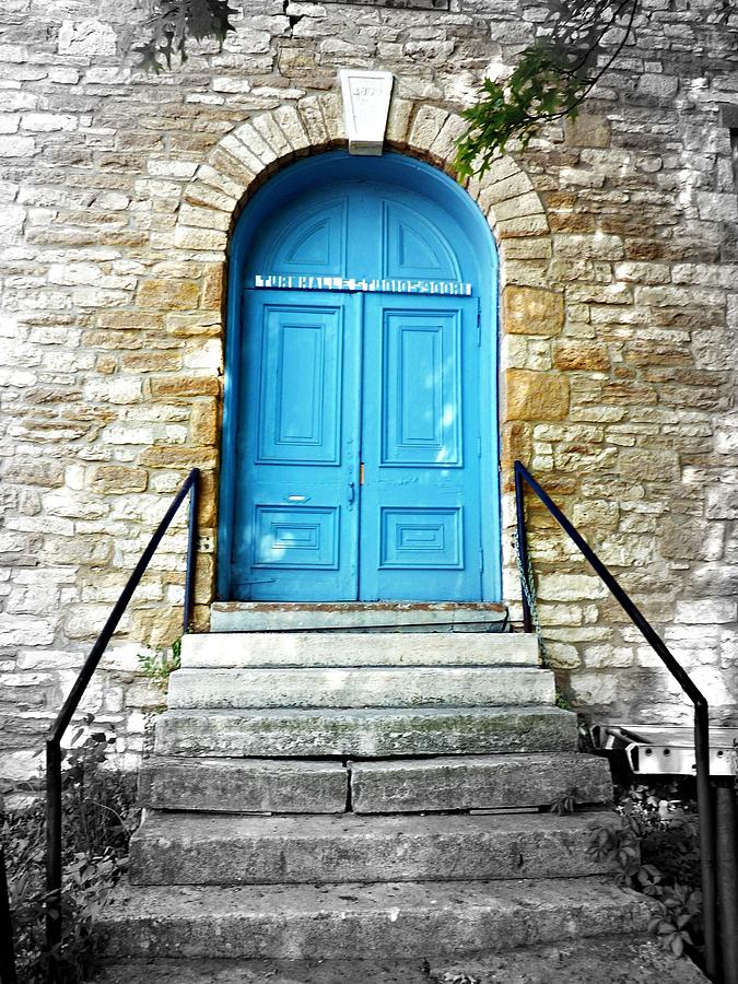 Blue Door Photograph by Jo Sheehan