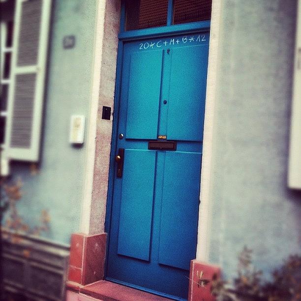 Ladenburg Photograph - Blue Door #ladenburg by Dani Gudith