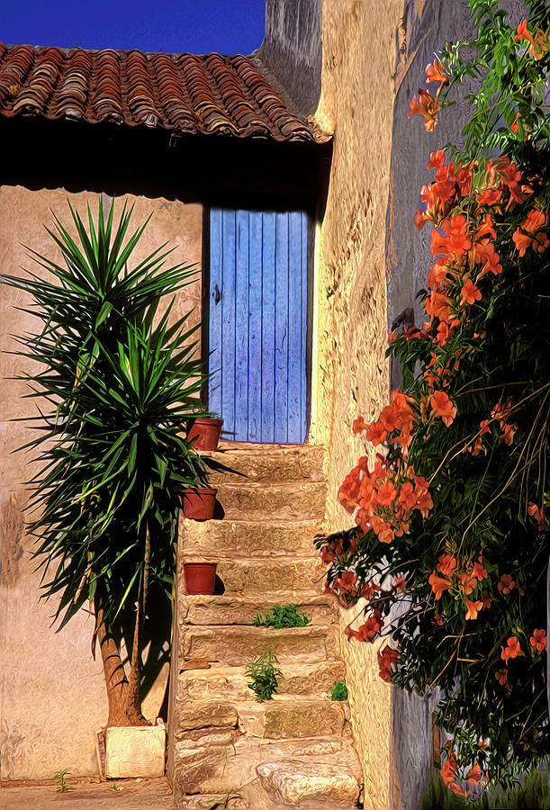 Blue Door Provence France Photograph by Dave Mills - Fine Art America