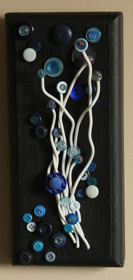 Blue Mixed Media by Ellery Russell