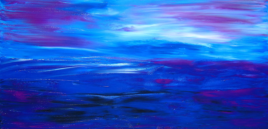 Blue Enigma 1 Painting by James Dunbar