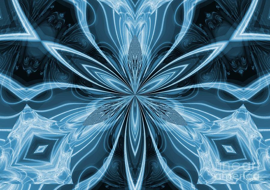 Blue Exaltation Digital Art by Maria Urso