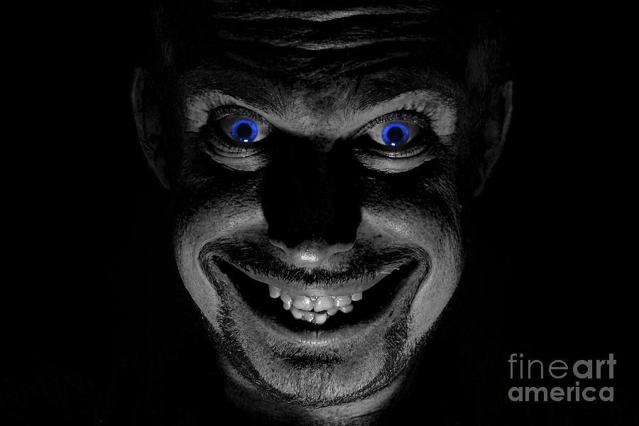 Blue eyed demon by Guy Viner.