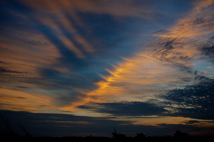 Blue Feather Sky Photograph by Arj Munoz Blue Feather Sky Photograph by Arj Munoz