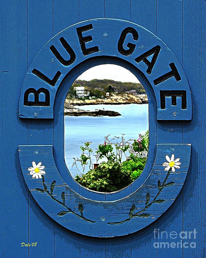 Blue Gate Digital Art by Dale   Ford