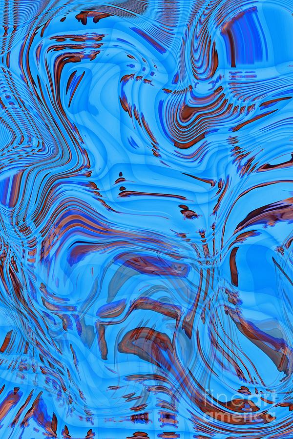 Blue Illusion Abstract Photograph by Carol Groenen