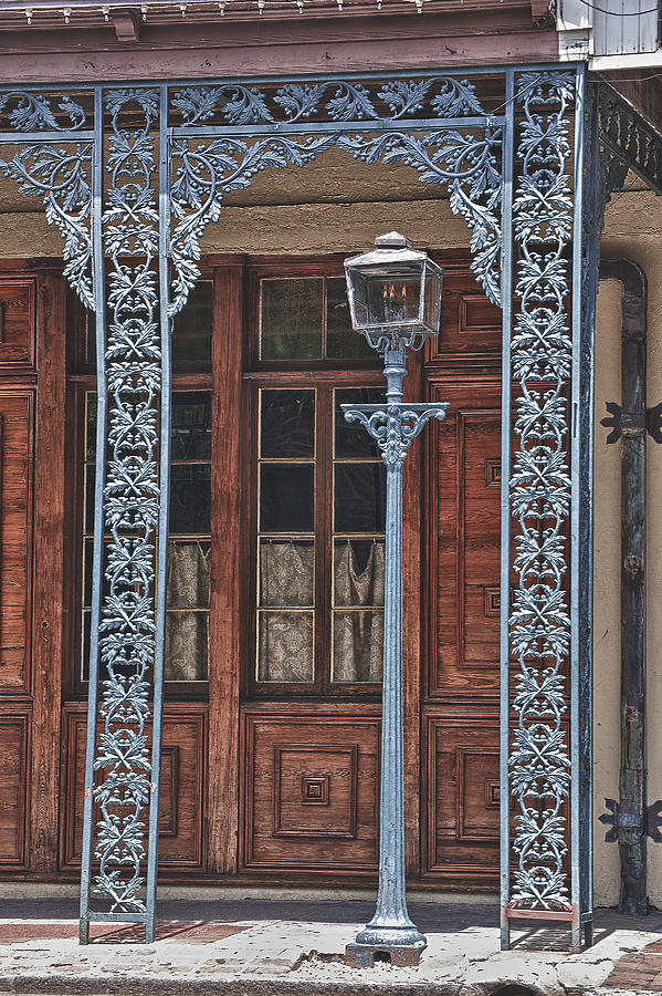 Blue Ironwork Pensacola Photograph by Forest Alan Lee