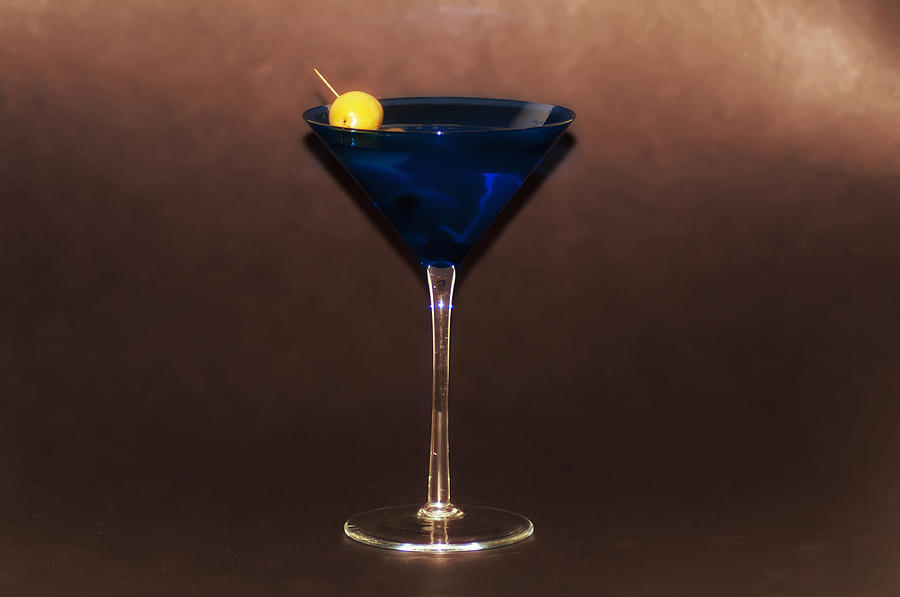 Blue Martini Photograph by Bill Cannon