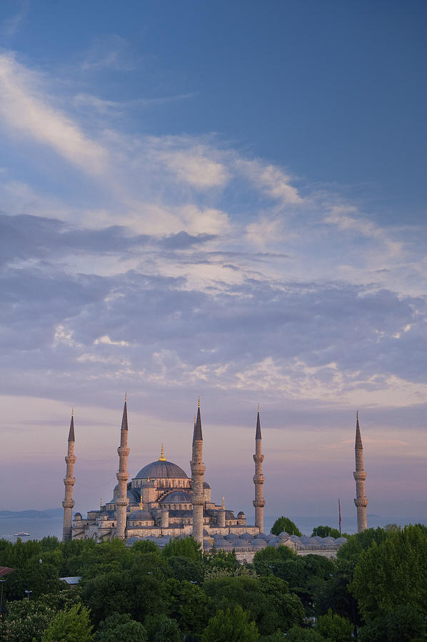 Blue Mosque Photograph by Axiom Photographic