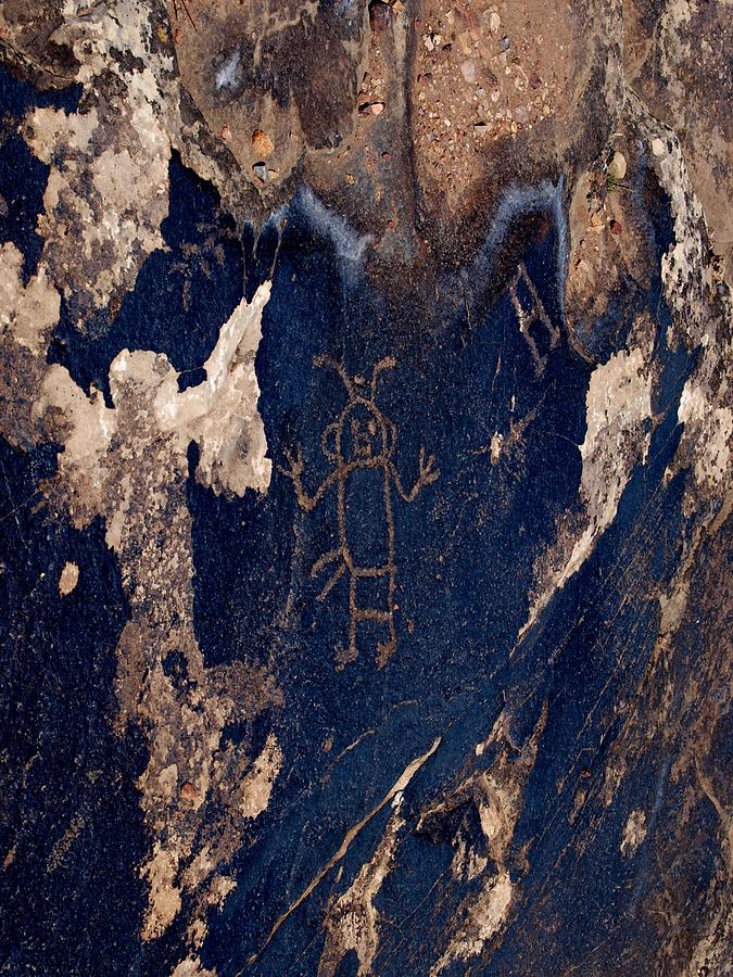 Blue Mountain Petroglyph Photograph by Joshua House