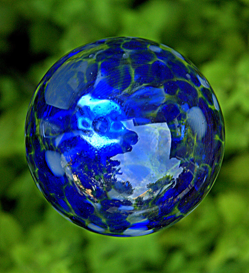 Blue Orb Photograph by Bruce Carpenter