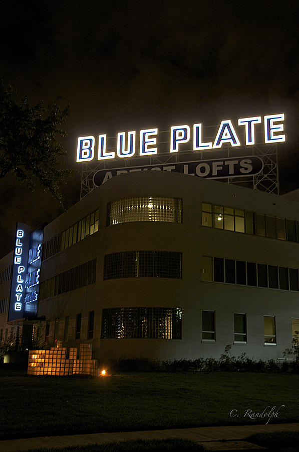 Blue Plate Photograph by Cheri Randolph