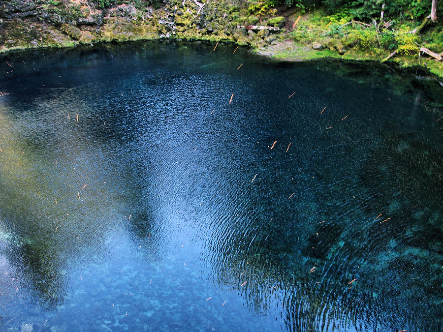 Blue Pool V Photograph by Lora Fisher