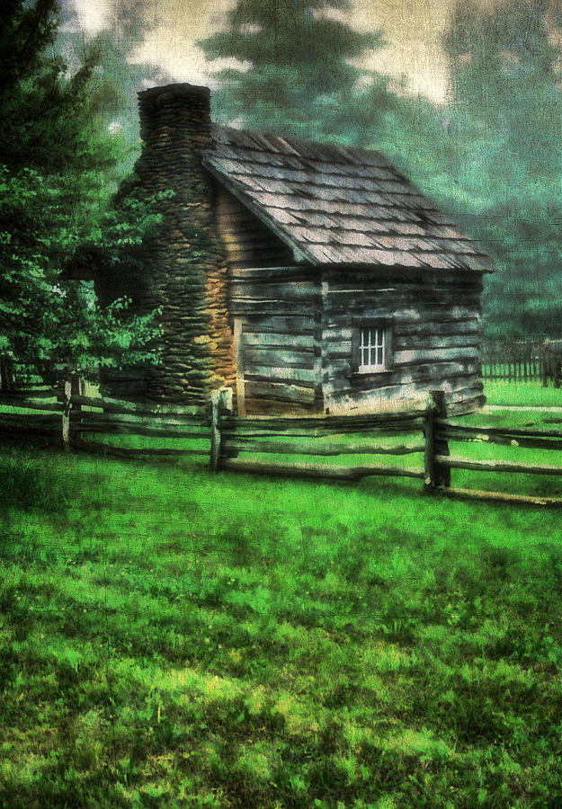 Blue Ridge Cabin Photograph