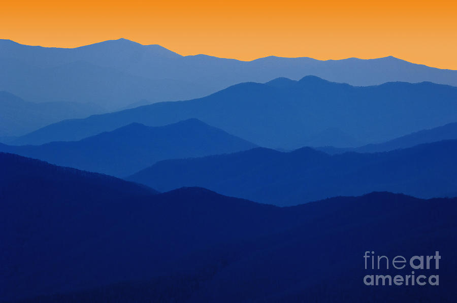 Blue Ridges - D005415 Photograph by Daniel Dempster