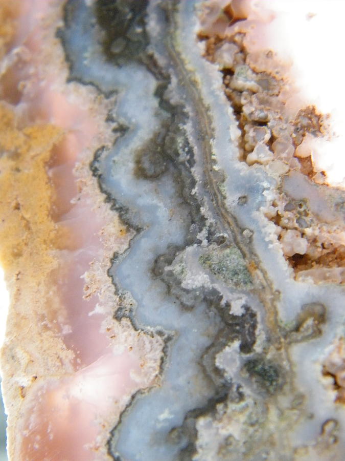 Blue River Runs Through a Mineral Specimen Photograph by Mary Sedivy
