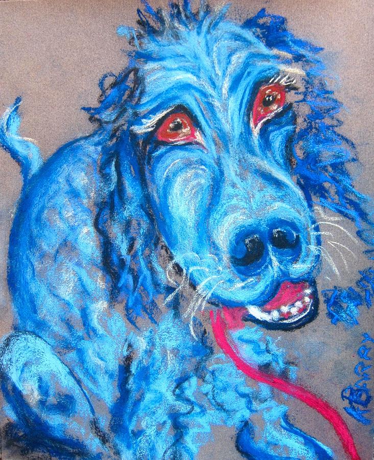 Blue Setter Painting by Kathryn Barry