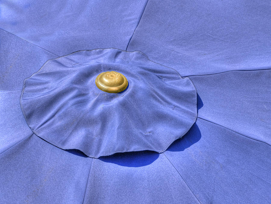 Umbrella Photograph - Blue Shade by Paul Wear