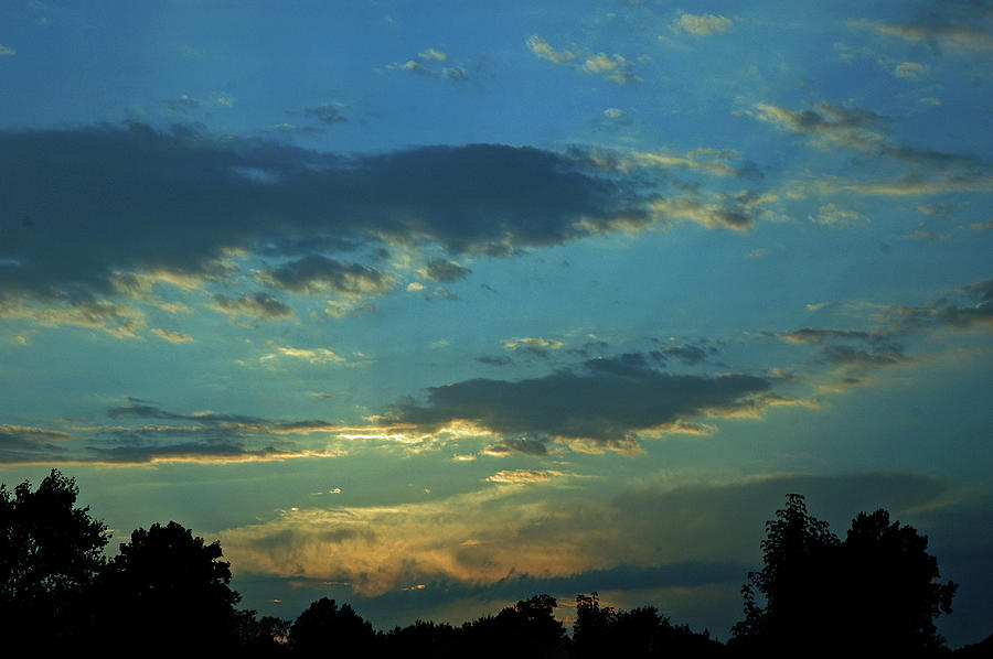 Blue Sky Behind the storm Photograph by LeeAnn McLaneGoetz McLaneGoetzStudioLLCcom