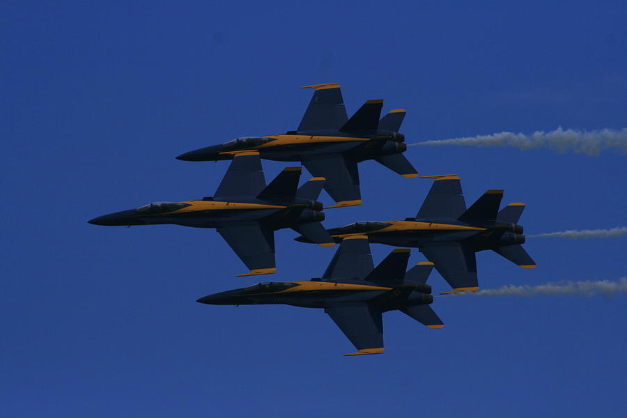 Blue Sky Blue Angels Photograph by Christopher J Kirby