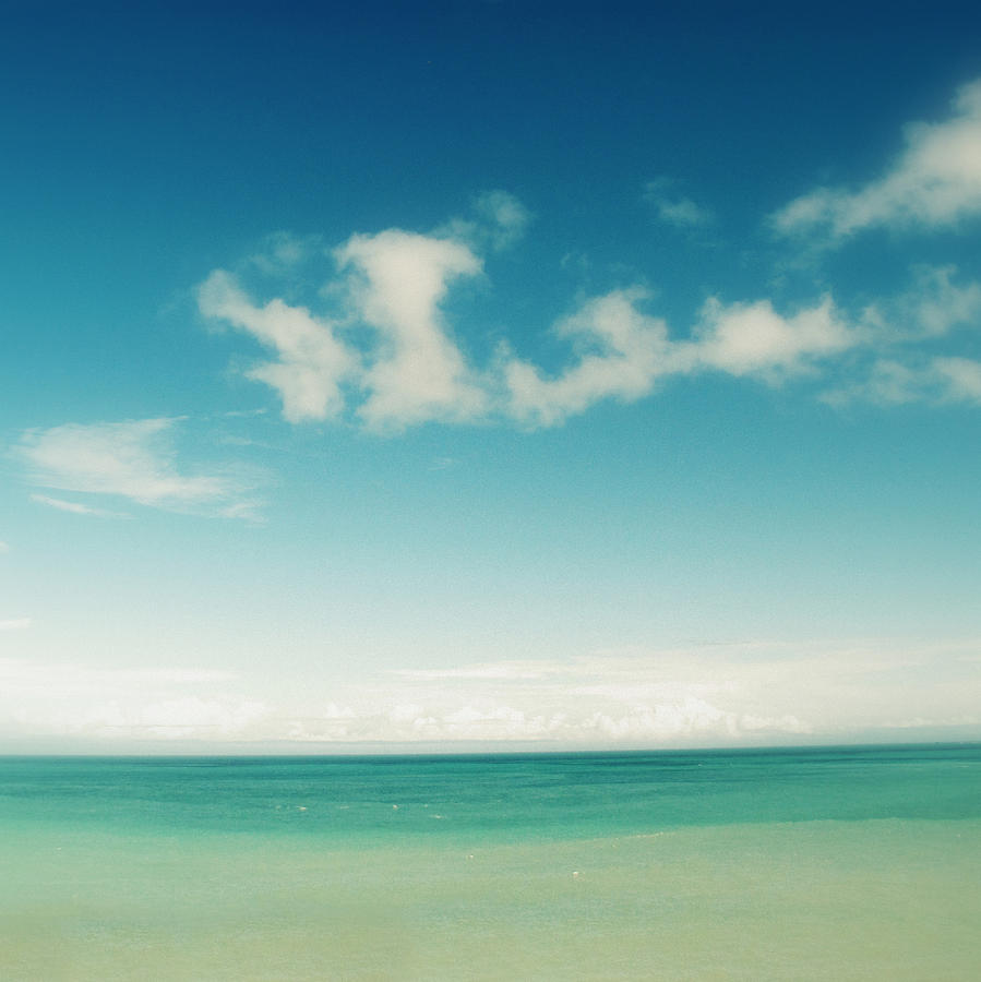 Blue Sky Over Ocean Photograph by Jodie Griggs