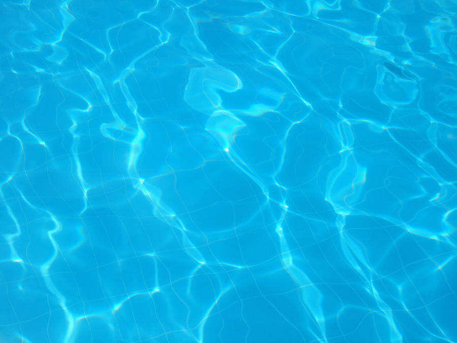 Blue water surface - swimming pool Photograph by Matthias Hauser