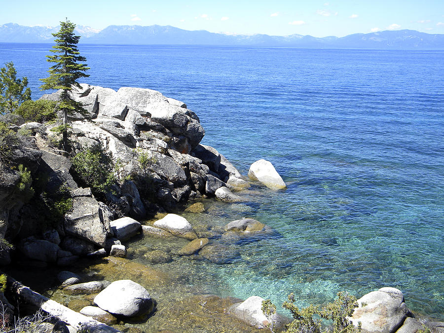 Blue Waters of Lake Tahoe Photograph by Frank Wilson