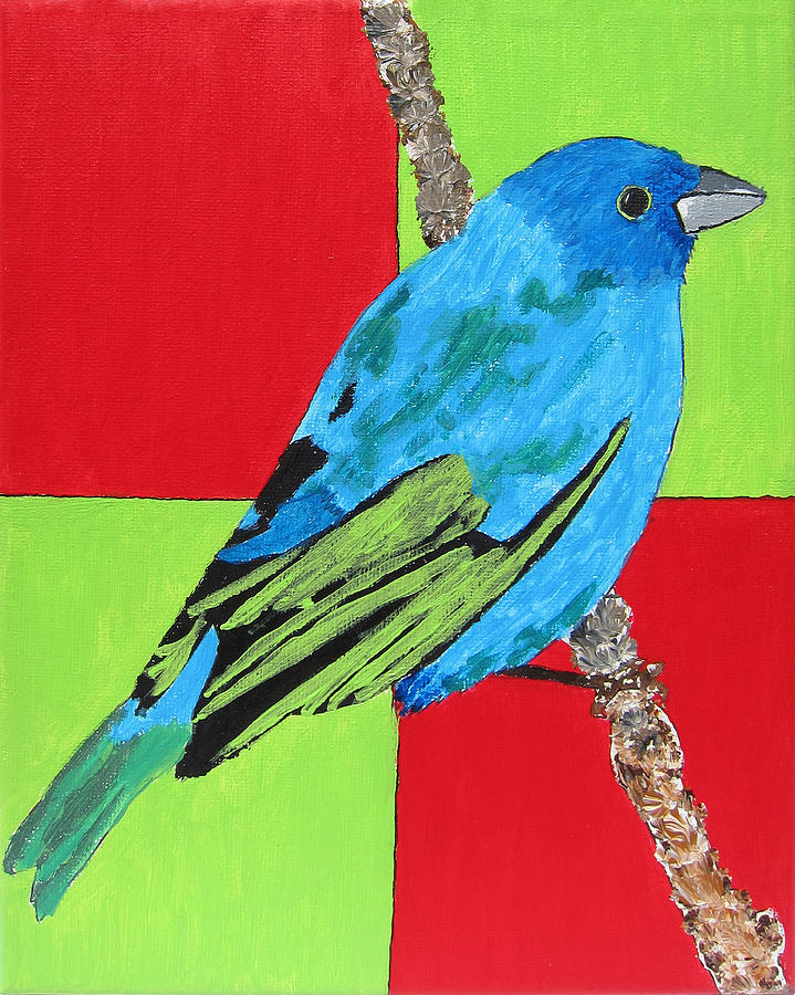 Bluebird Painting by Tintone Art - Fine Art America